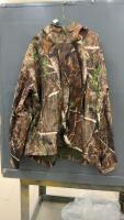 CAMO FLEECE LINED JACKET WITH HOOD - XXL