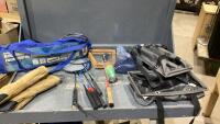 TOTE W/BADMINTON RACQUETS, BADMINTON SET, BAGS, MITTENS