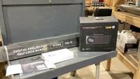 (2)ITEMS - LUNARA LR40 SHORT THROW PROJECTOR + TITAN DIGITAL PROJECTOR SCREEN