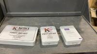 (3) FIRST AID KITS