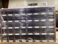 36" METAL BOLTS ORGANIZER WITH CONTENTS