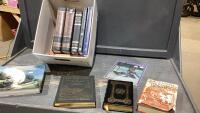 BOX W/ASSORTED BOOKS