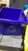 LAUNDRY BASKET W/INFLATABLE SLIP&rsquo;N SLIDE, EXERCISE EQUIPMENT, BIKE LOCK, RECYCLE BIN, AIR PUMP - 3