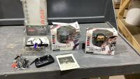 BOX W/ (2) ELECTRONIC FIGURES + SMALL PROPEL DRONE
