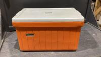 COLEMAN ORANGE COOLER - VINTAGE STYLE