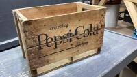 PEPSI-COLA WOOD CRATE