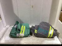 SHOP BOX OF (2) COVERALLS