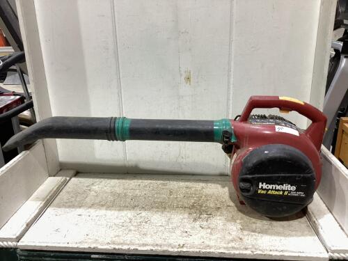 HOMELITE VAC-ATTACK-II BLOWER