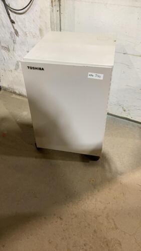 2 SHELF TOSHIBA ROLLING METAL CABINET