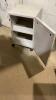 2 SHELF TOSHIBA ROLLING METAL CABINET - 2