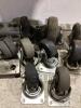 (10) SWIVEL CASTOR WHEELS & (2) RIDGID CASTOR WHEELS - 3