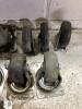(10) SWIVEL CASTOR WHEELS & (2) RIDGID CASTOR WHEELS - 4