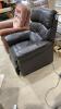 BLACK ELECTRIC RECLINING LIFT CHAIR - 2