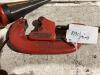 (3) RIDGID PIPE CUTTER, RATCHET PIPE REAMER, (4) DIE-HEADS & PIPE THREADER - 3