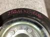 (3) RUBBER WHEEL W/ METAL RIMS - 3