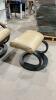 LOW SWIVEL RECLINING CHAIR WITH STOOL - 3
