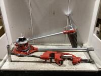 (3) RIDGID PIPE CUTTER, RATCHET PIPE REAMER & PIPE THREADER