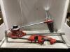 (3) RIDGID PIPE CUTTER, RATCHET PIPE REAMER & PIPE THREADER
