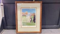 JACK NICKLAUS GOLF PRINT BY G. CARTWRIGHT