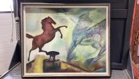 CANVAS HORSE PAINTING