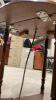 FLOOR LAMP ON A SMALL DROP LEAF SIDE TABLE - 5