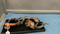 SET OF &ldquo;CACTUS&rdquo; SPURS - (MATCH BRIDLE LOT #434)