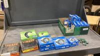 BOX OF ASSORTED BEARINGS, WHEEL SEAL