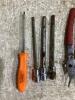 SHOP BOX W/ BLUE-POINT AIR DIE GRINDER, RING PILERS & MISCELLANEOUS - 4