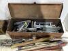 SHOP TOTE W/ RIDGID HONE STONES, DRILL, SAND PAPER & MISCELLANEOUS - 2