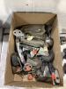 SHOP BOX OF ASORTED SHIVEL CASTOR WHEELS - 3