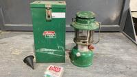 COLEMAN LANTERN IN METAL CASE