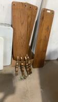 WOODEN SHELF THAT NEEDS ASSEMBLING
