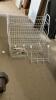 METAL SHOE RACK - 4 LEVELS, METALIC OVER THE DOOR HANGER, METALIC OVER A CABINET DOOR STORAGE BASKET - 2