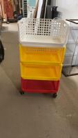 ROLLING 4 TIER STORAGE CADDY