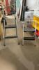 2 FOLDING SHOP STOOLS