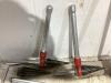 SHOP BOX OF RIDGID TOOLS W/ (2) PIPE REAMERS, PIPE THREADER, (2) DIE-HEADS & PIPES - 2