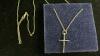 SILVER CROSS NECKLACE - 2