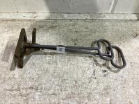 (2) CAST BRASS FREEZE BRANDING IRONS