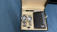 CALVIN HILL WATCH/BILLFOLD/PEN SET