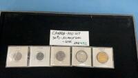 (5) CANADA 1987 COIN SET - 5 CENT - $1
