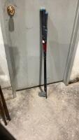 2 PING IRONS, 2 PING HANDLES NO HEADS