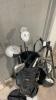 IZUNO GOLF BAG W 7 CLUBS AND PORTABLE CART - 2