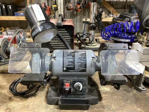 MASTERCRAFT MAXIMUM 6" HEAVY-DUTY BENCH GRINDER