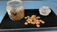 SMALL JAR OF PENIES