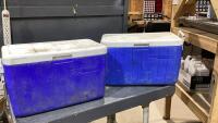 (2) COLEMAN COOLERS