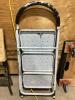 METAL FOLDABLE 3-STEP LADDER - 2