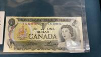 CANADA 1973 $1 BILL