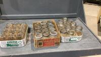 (3) FLATS OF CANNING JARS - ASSORTED SIZES