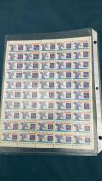 FULL UNCUT SHEET OF CANADA 8 CENT STAMPS