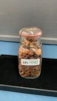 JAR FULL OF PENNIES